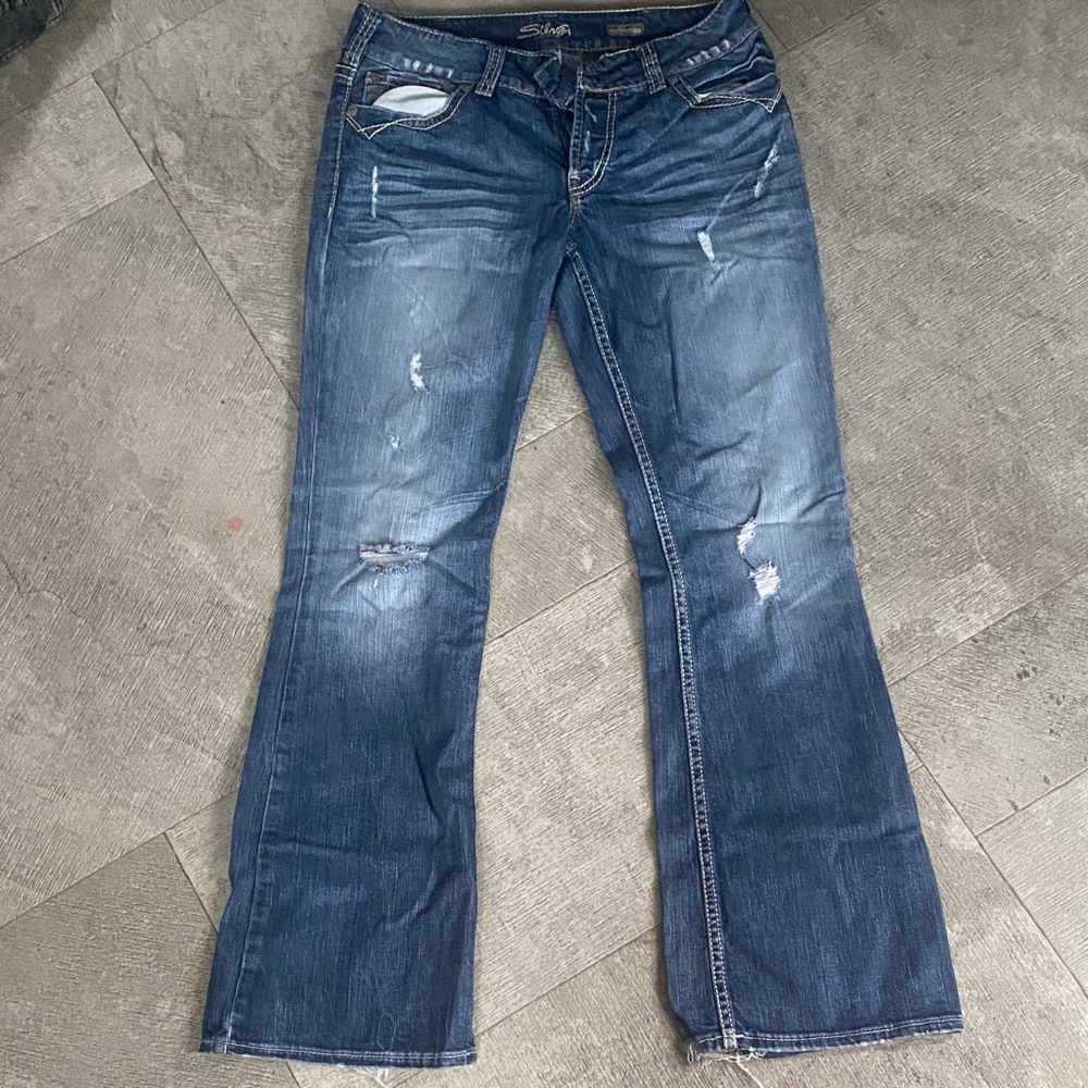 Silver Jeans Dark Blue Flare Jeans
